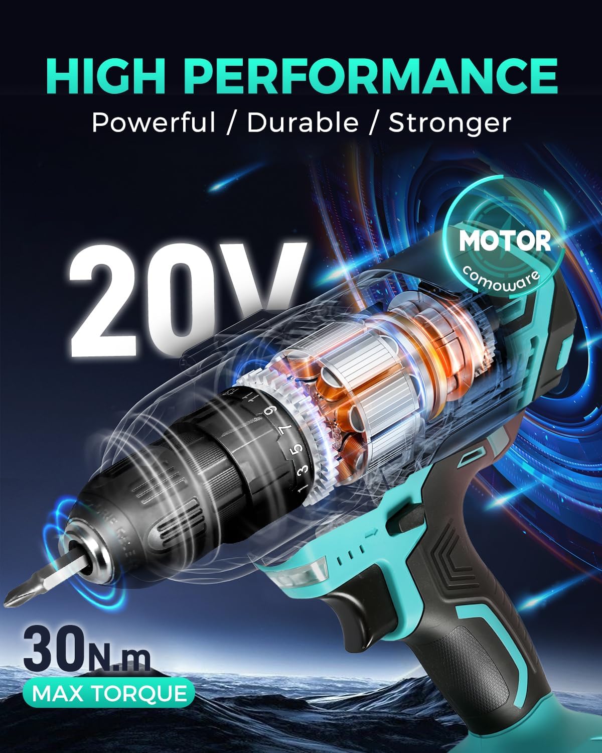 COMOWARE Cordless Drill