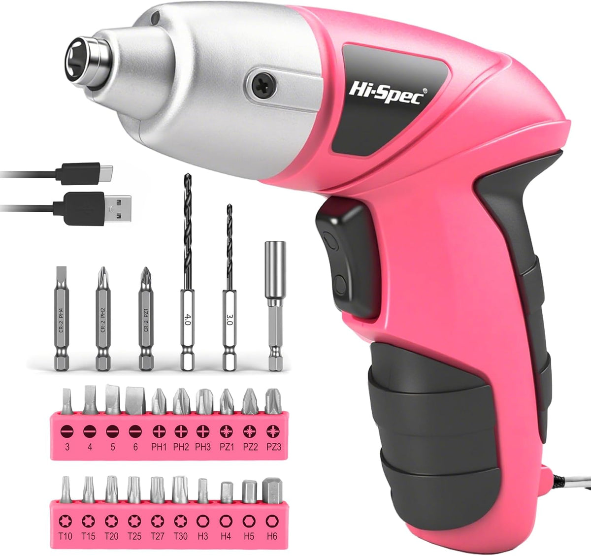 Hi-Spec Cordless Electric Screwdriver