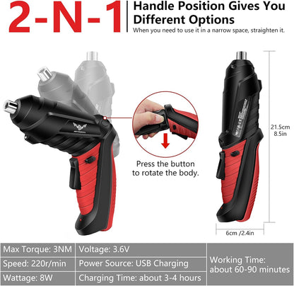 JENABOM Cordless Power Screwdriver