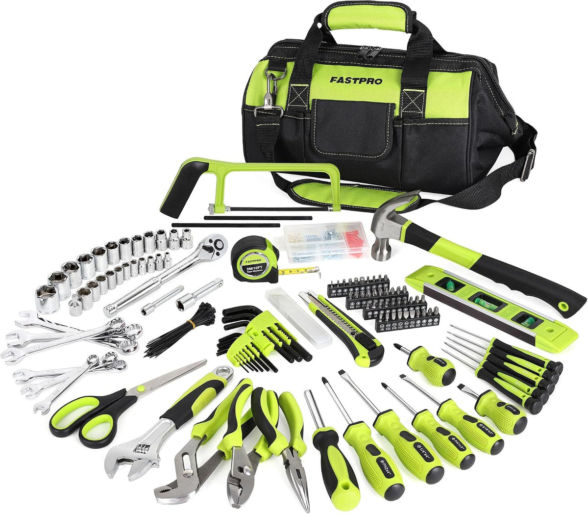 FASTPRO 267-Piece Home Tool Set with Bag