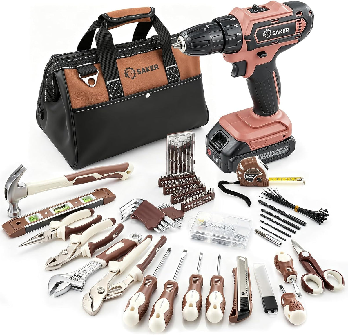 Saker Cordless Drill Tool Set