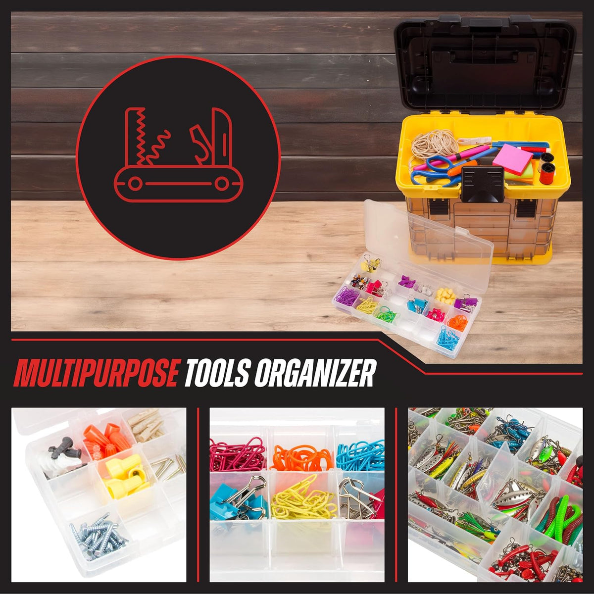 Stalwart Portable Parts Organizer